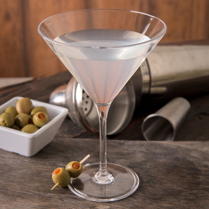 Carlisle FoodService Products Alibi Martini Glass with Break-Resistance for Restaurants, Catering, Kitchens, Plastic, 9 Ounces, Clear - Image 5